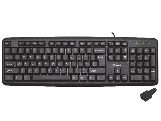 Tipkovnica Tracer Maverick crna s USB + PS2 adapterom
