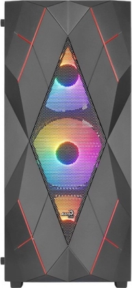 Volcan crna mid‑tower RGB gaming kućišta