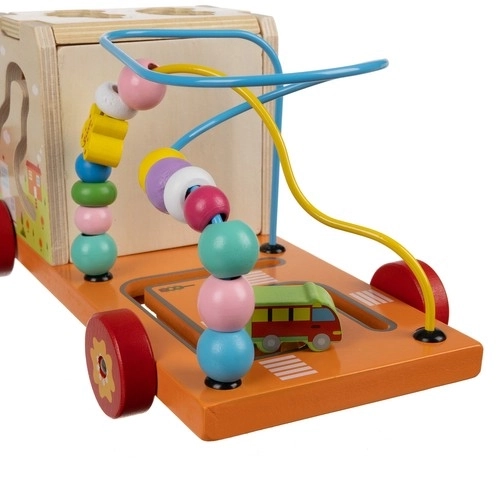 Drvena edukativna auto-ormarić Kruzzel