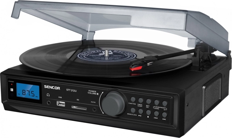 Gramofon s FM tunerom, USB/SD, MP3 i Bluetoothom