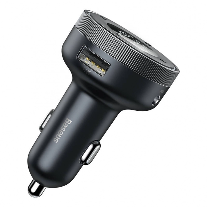 Baseus Enjoy Bežični punjač MP3 za auto, Bluetooth 5.0, microSD, AUX (crna)