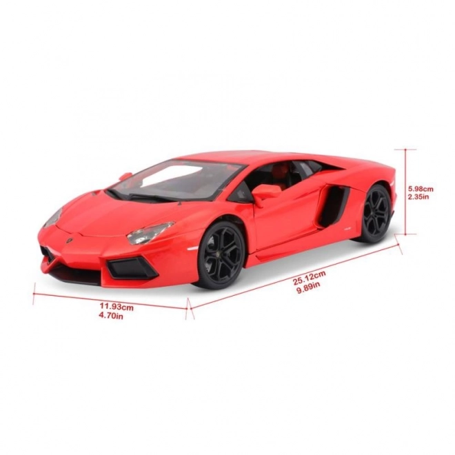Bburago Lamborghini Aventador 1:18 narančasta 18-11033