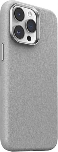 Magnetična kožna futrola za iPhone 15 Pro JOYROOM (siva)