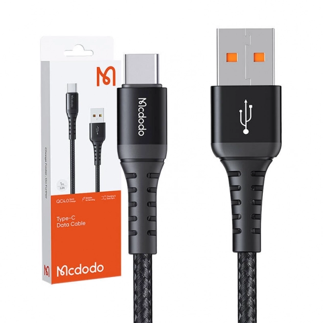 Kabel Mcdodo USB-A na USB-C 60W 3m crni