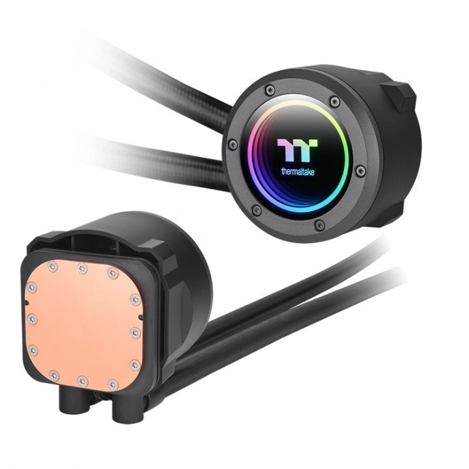 Hlađenje vodom Thermaltake TH280 V2 ARGB s bakrenim blokom CPU-a i dva ventilatora od 140 mm