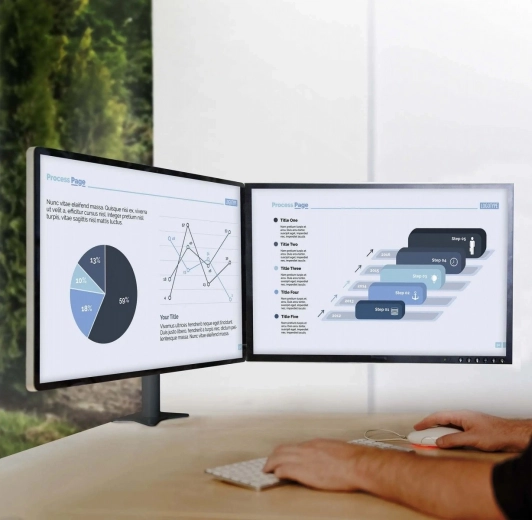 Dva tipa montaže za svaki stol