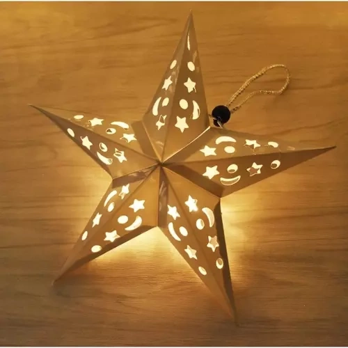 Svijetleća papirnata zvijezda LED 50 cm