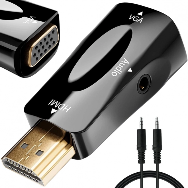 Adapter iz HDMI u VGA s audio izlazom