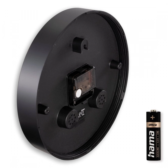 Zidni sat Elba 25 cm crni