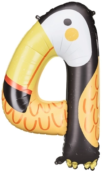 Balon od folije broj 4 - Tukan 68 x 91 cm