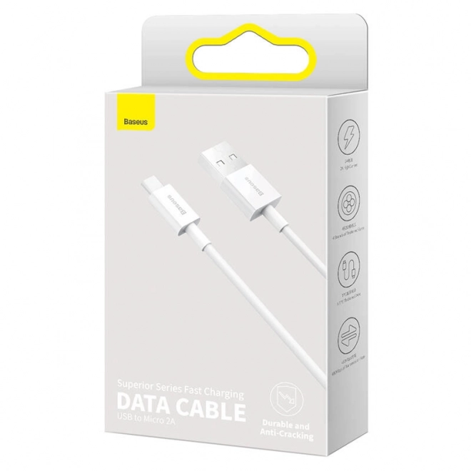 Punjački podatkovni kabel Baseus Superior Series USB na micro USB, 2A, 1m