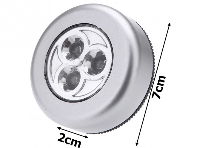 Bežično samoljepljivo dodirno svjetlo za ormare s 3 LED