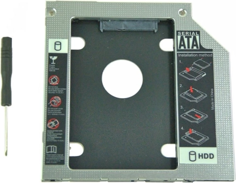 Kućište za drugi tvrdi disk 2,5 HDD 12,7 mm