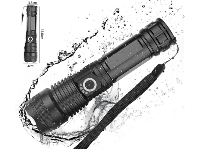Snažna LED svjetiljka USB vodootporna