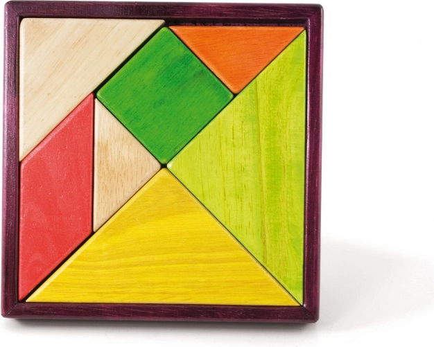 Jeujura Drveni tangram 18 cm
