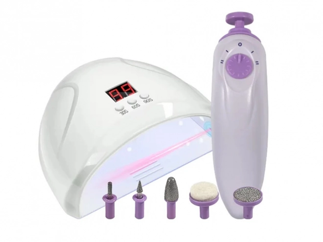 Profesionalni hibridni set UV LED lampa i brusilica 12W
