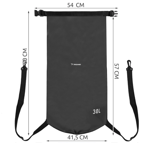 Vodootporna torba 30L crna 23568