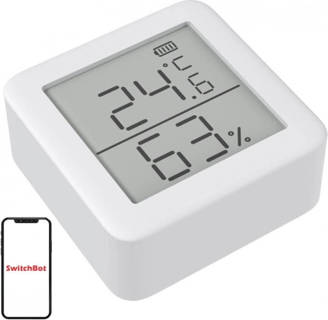 Pametni termometar i higrometar SWITCHBOT Meter (bijela izvedba)