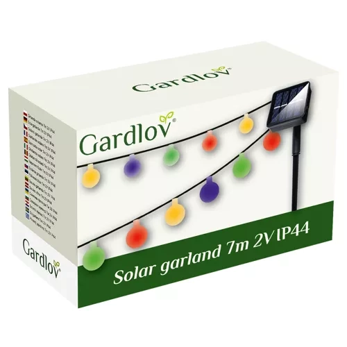 Solarna girlanda s višebojnim svjetlima Gardlov