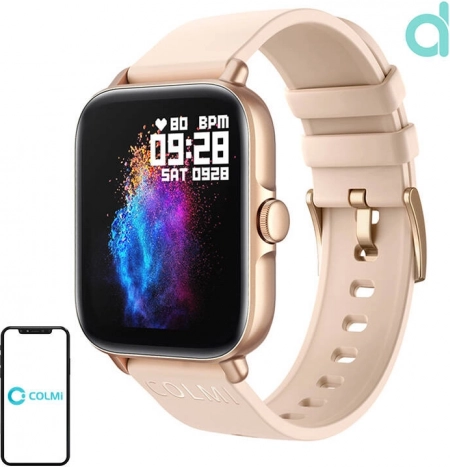 Colmi P28 Plus pametni sat u zlatnoj boji