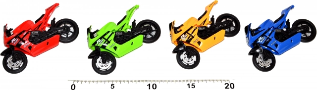 Trkaći motor 11 cm sa slobodnim kotačima