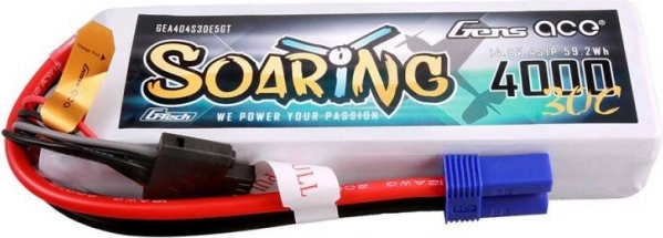 Akumulator Gens ace G-Tech Soaring 4000 mAh 14,8 V 30C 4S LiPo s EC5 konektorom