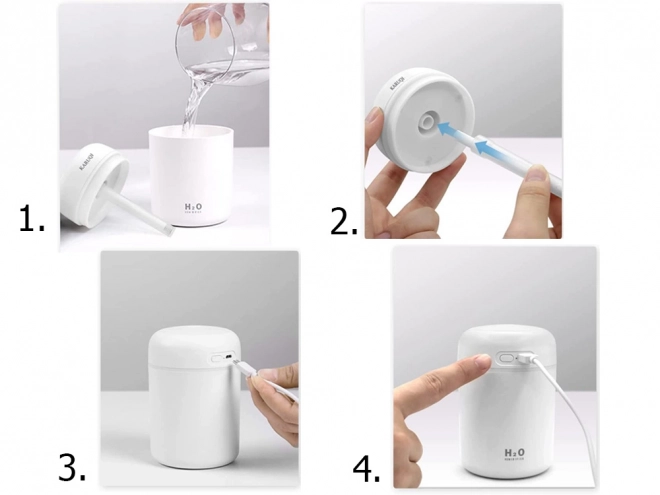 Mini ovlaživač zraka i difuzor mirisa USB s RGB osvjetljenjem