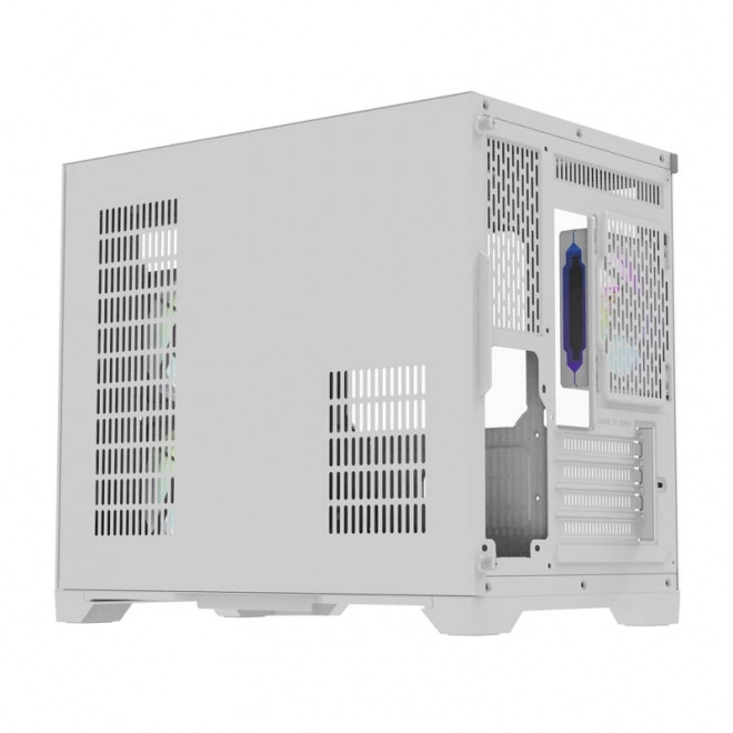 Računalno kućište Darflash FT418 + 6 ventilatora aRGB (bijela)