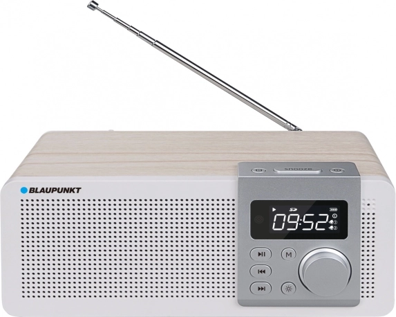 Prijenosni radioprijamnik s Bluetoothom, FM-om, USB-om i microSD-om s budilicom