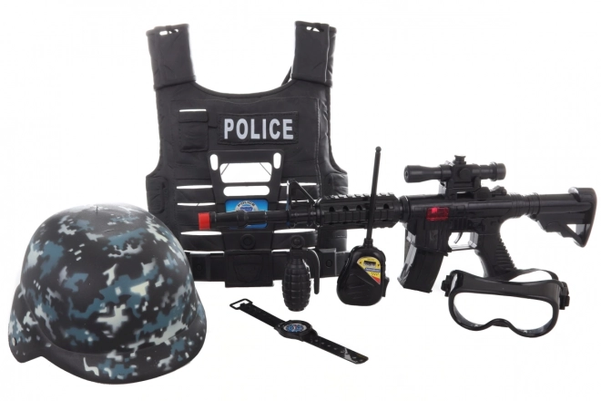 Set s policijskim prslukom