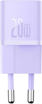 Mini mrežni punjač Baseus GaN5 20 W USB‑C (ljubičasta)