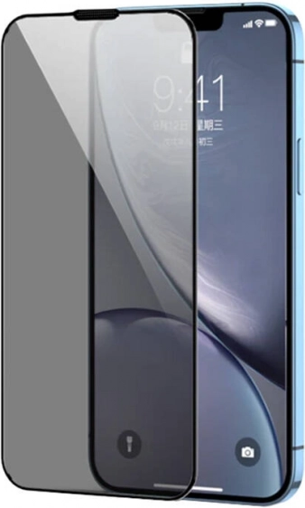 Kaljeno staklo s crnim okvirom za iPhone 15