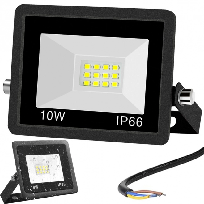 Vanjski LED halogeni reflektor 10W 6000K vodootporan