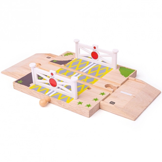 Bigjigs Rail Drvene autodromske željezničke prijelaze s vratima