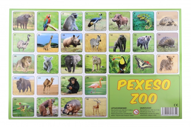 Pexeso ZOO fotografije životinja
