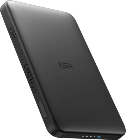 Magnetna powerbanka ESR Qi2 MagSlim 5000 mAh crna