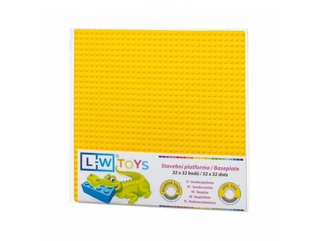 L-W Toys Osnovna ploča 32x32 žuta
