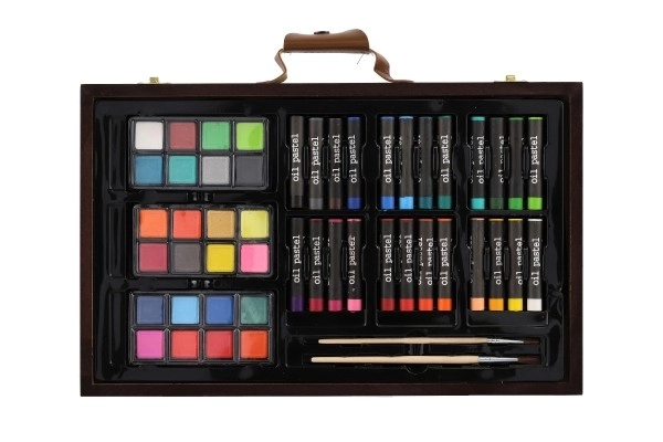 Set za slikanje Art box u drvenom kovčežiću - 79 komada