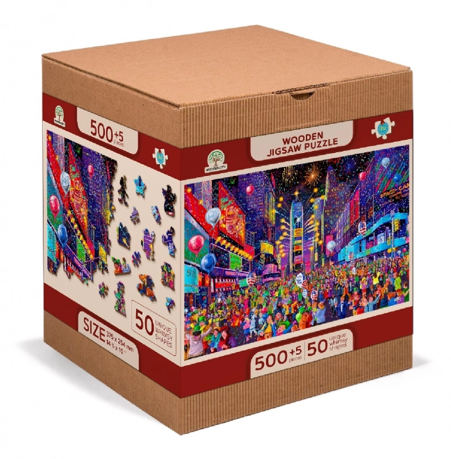 Wooden City Drvene puzzle Silvestar 2u1, 505 dijelova EKO