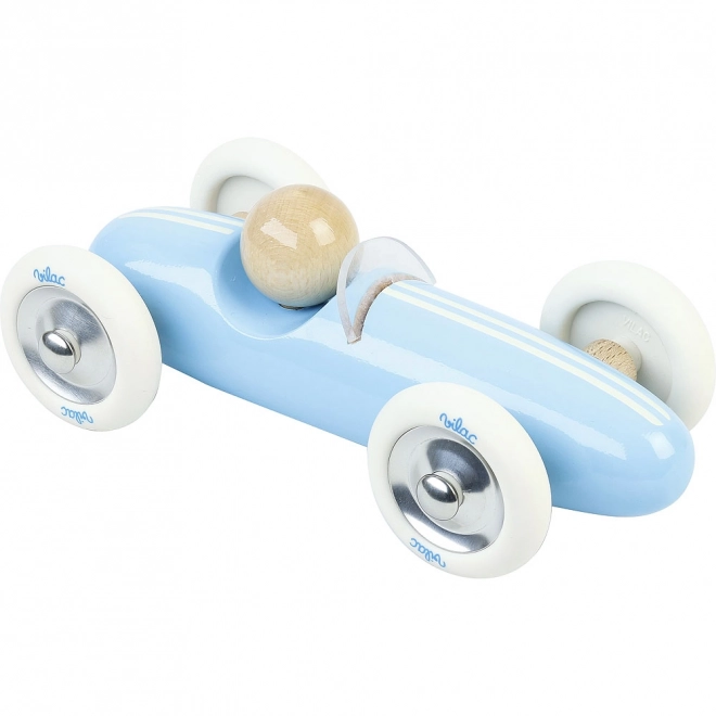 Vilac Veliki drveni auto Grand prix vintage svijetlo plavi