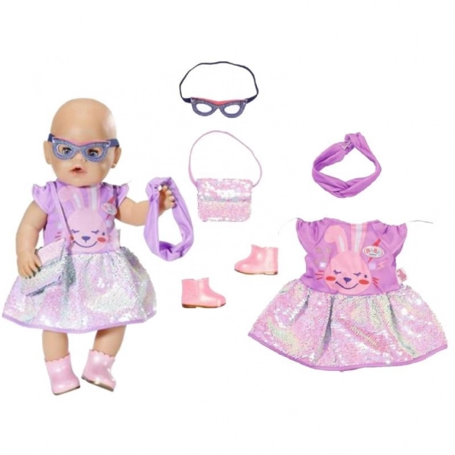 Baby Born haljine za lutku od 43 cm - Set za rođendansku proslavu