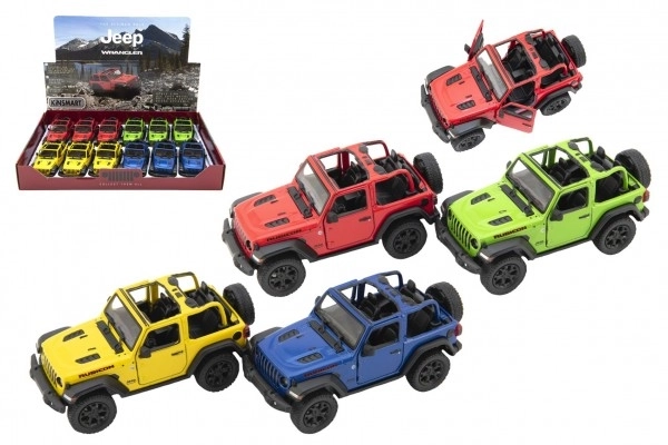 Metalni model Jeep Wrangler 2018 s otvorenim krovom