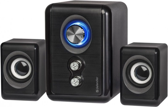 Žičani zvučnici 2.1 s USB napajanjem i LED