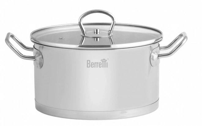 Inox lonac s poklopcem Berretti Gemini 24 cm