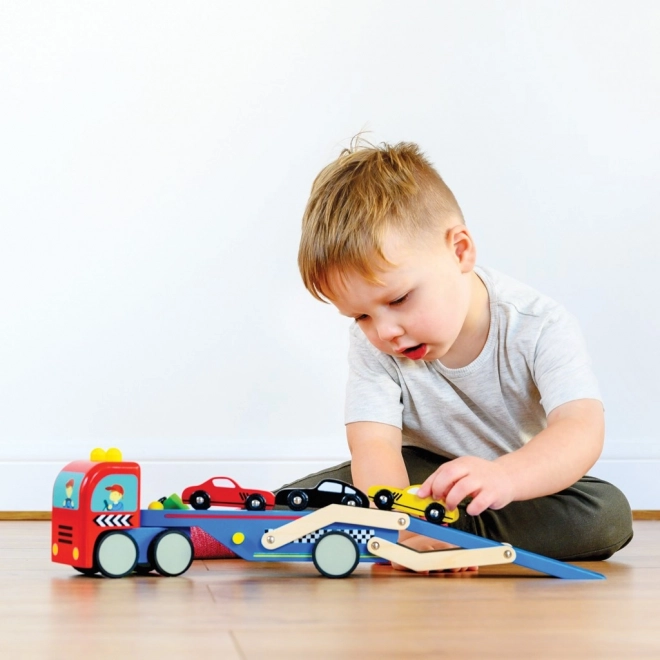 Drveni kamion s autićima Le Toy Van