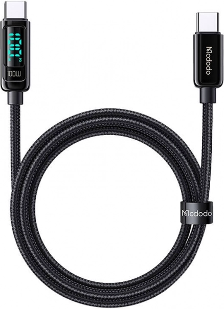 USB-C kabel Mcdodo 100W 1,2 m crni