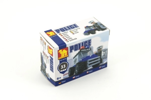 Građevinski set Dromader - policijski auto 33 kom