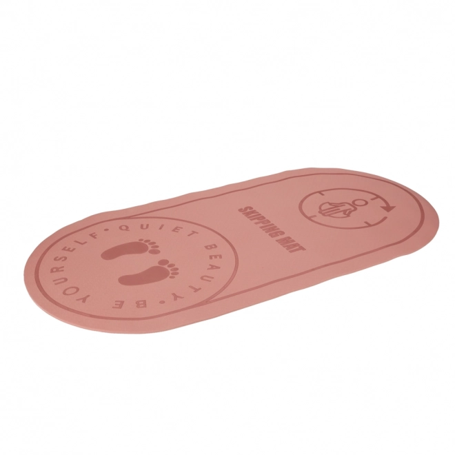 Podloga za vježbanje joge s protukliznom zvučnom izolacijom 127x63x0,6 cm ružičasta