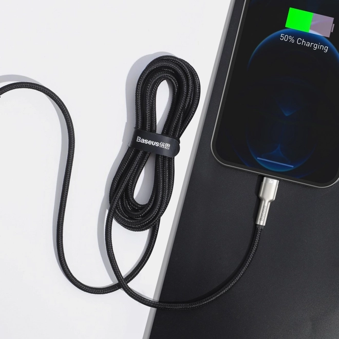 Baseus USB-C na Lightning kabel Cafule 20W, 2m crni
