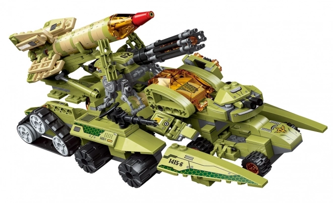 Qman Thunder Expedition Battle Car 1415 set 8v1